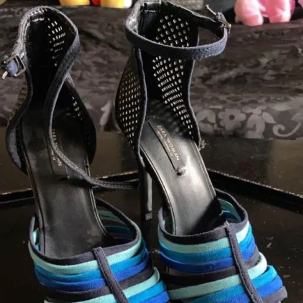Open toe high heels